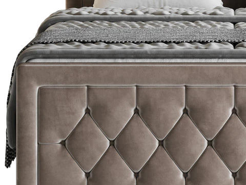 Struttura letto principessa Modello 3D