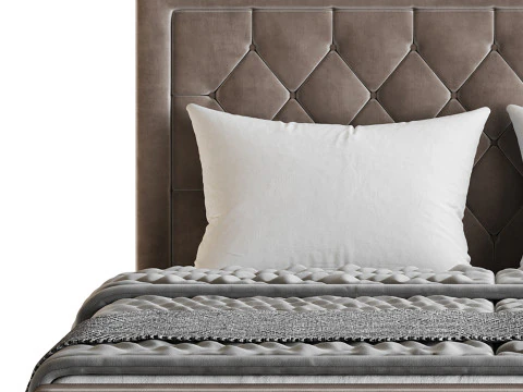 Struttura letto principessa Modello 3D