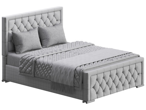 Princess Bed Frame 3D Model