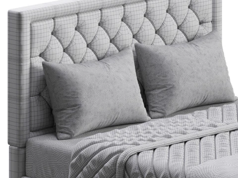 Struttura letto principessa Modello 3D