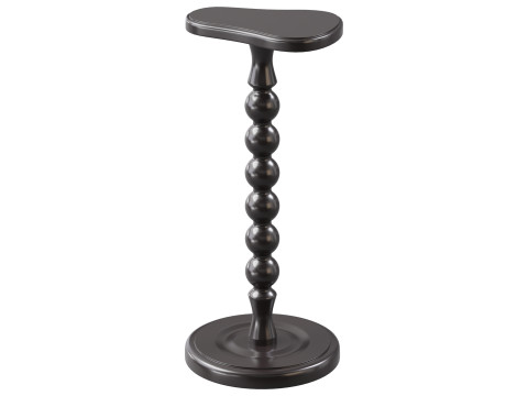 Retro Solid Wood Side Table Modelo 3D
