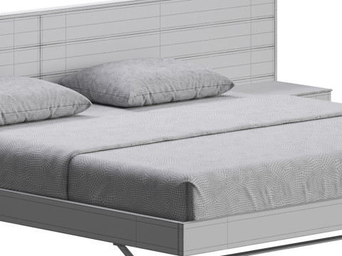 Rialto Bed Model 3D