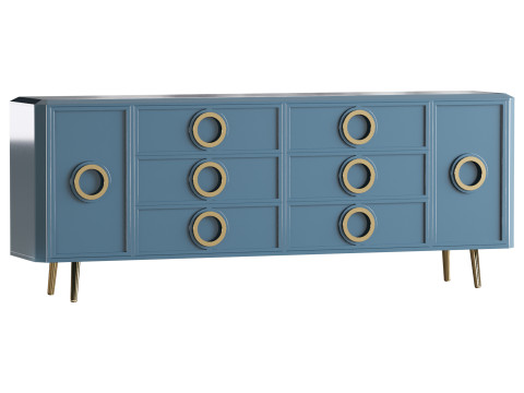 Rindix Blue Sideboard Model 3D