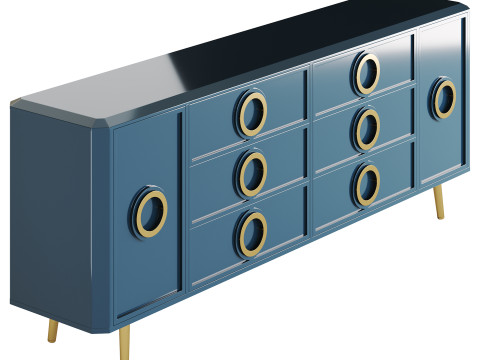 Rindix Blue Sideboard Model 3D