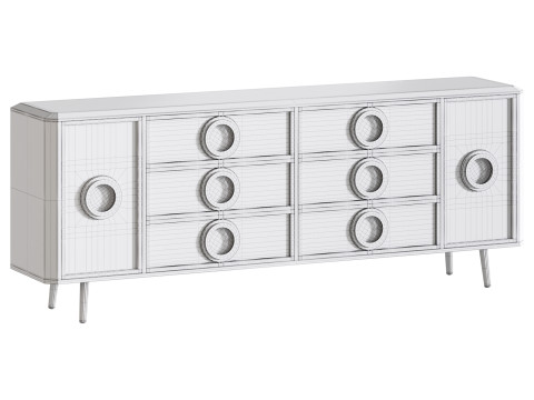 Rindix Blue Sideboard Model 3D