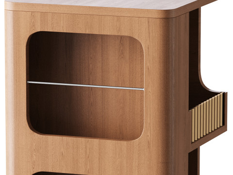 Rotating Side Table Model 3D