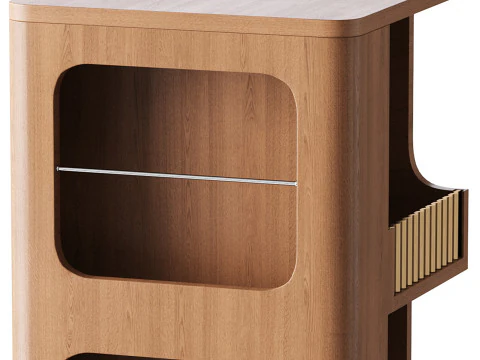 Rotating Side Table 3D Model