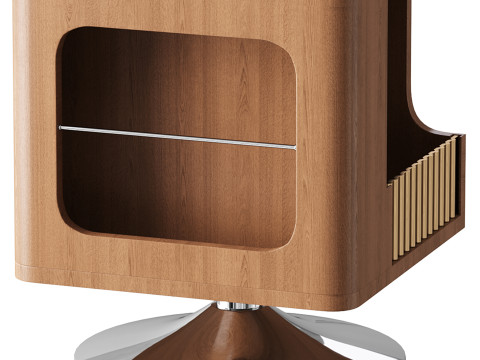Rotating Side Table Model 3D
