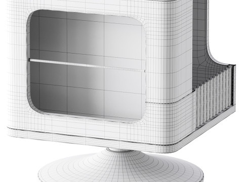 Rotating Side Table Model 3D