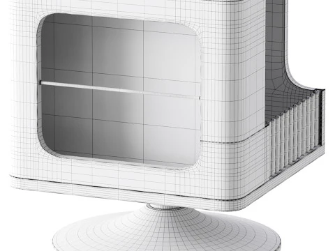 Rotating Side Table 3D Model