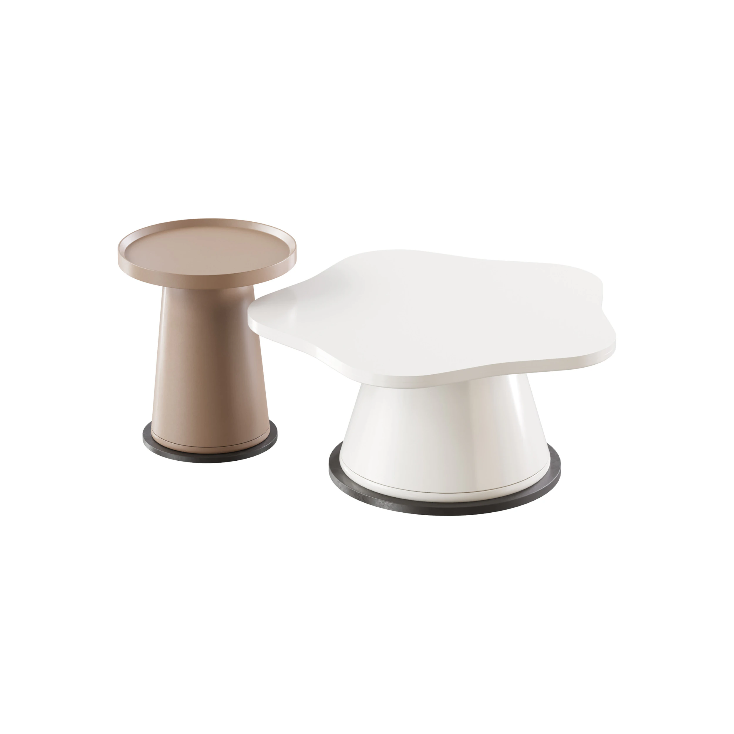 Round Cocktail Table 3D Model .c4d .max .obj .3ds .fbx .stl .blend 