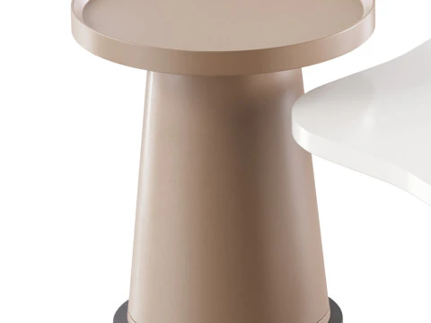 Round Cocktail Table 3D Model