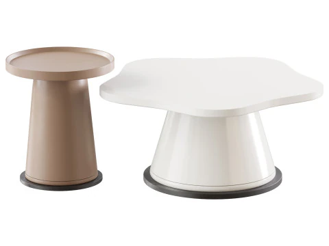 Round Cocktail Table 3D Model