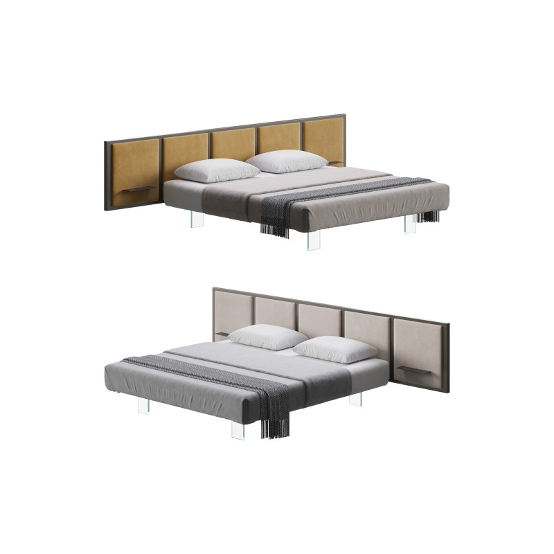 SCACCO A1 bed 3D Модель .c4d .max .obj .3ds .fbx .stl .blend