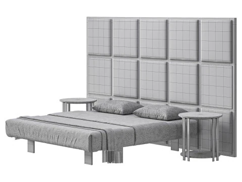 Cama SCACCO A3 Modelo 3D