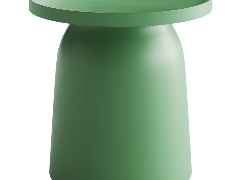 Scandinavian small round coffee table 3D Модель