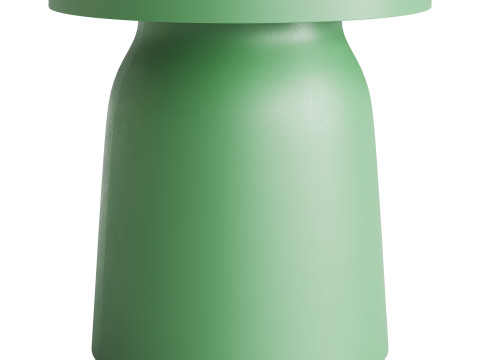 Scandinavian small round coffee table 3D Модель