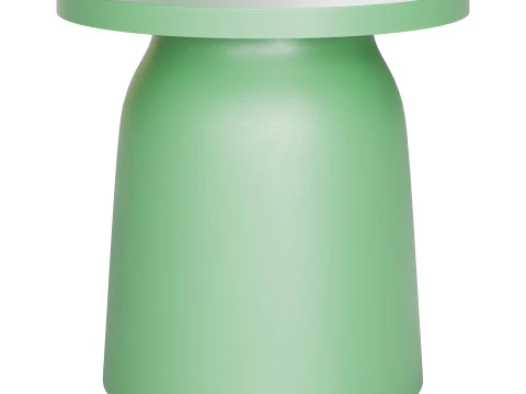 Scandinavian small round coffee table 3D Model