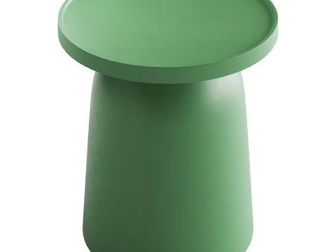 Scandinavian small round coffee table 3D Model