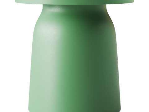 Scandinavian small round coffee table 3D Модель