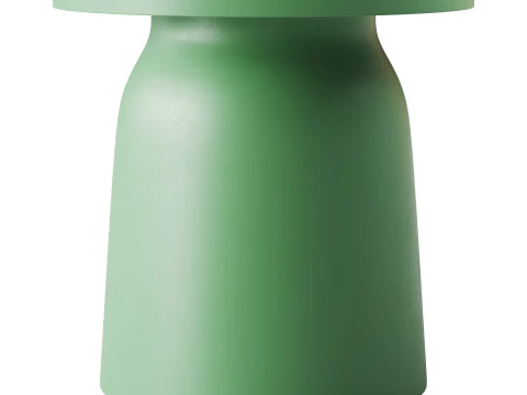 Scandinavian small round coffee table 3D Model