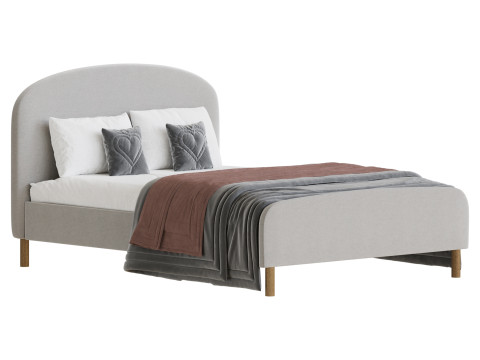 Shilton Upholstered Bed Frame Model 3D