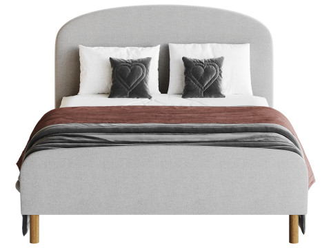 Shilton Upholstered Bed Frame Model 3D