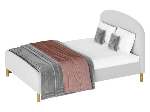 Shilton Upholstered Bed Frame Model 3D