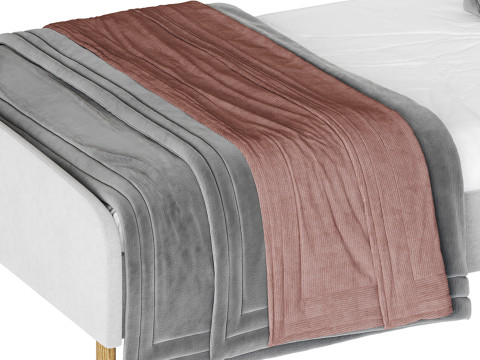 Shilton Upholstered Bed Frame Model 3D