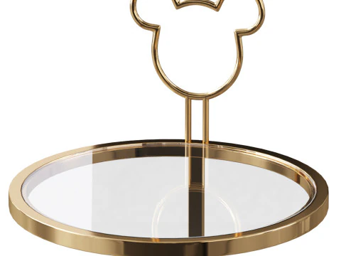 Simple Cartoon Coffee Table 3D Model