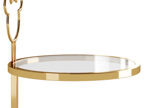 Simple Cartoon Coffee Table 3D Model