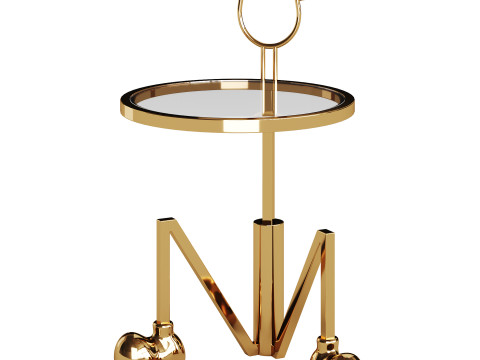 Simple Cartoon Coffee Table Modello 3D