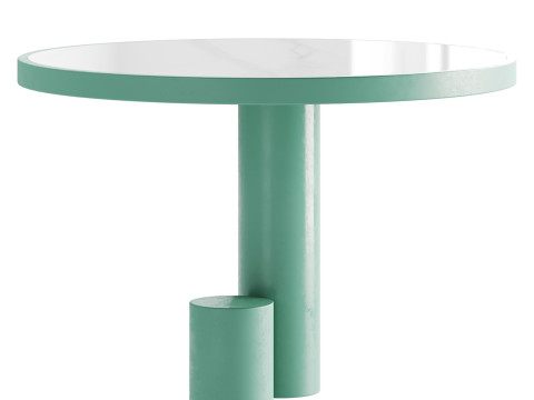 Simple Round Side Table 3Dモデル