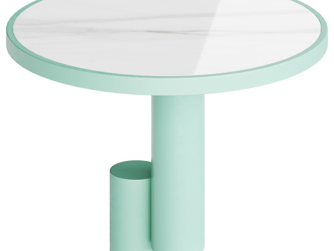 Simple Round Side Table 3Dモデル