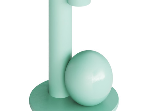 Simple Round Side Table 3Dモデル