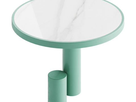 Simple Round Side Table 3Dモデル