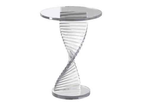 Simple Swirl Side Table 3D Model