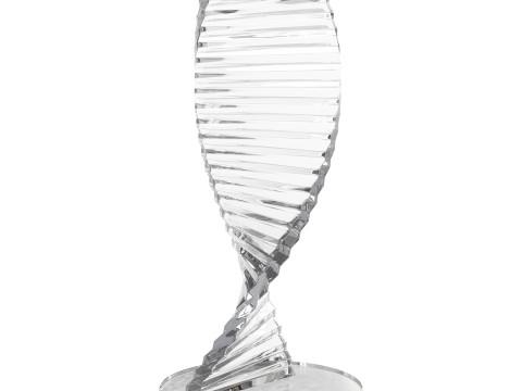 Simple Swirl Side Table 3D Model