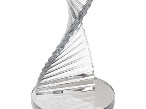 Simple Swirl Side Table 3D Model