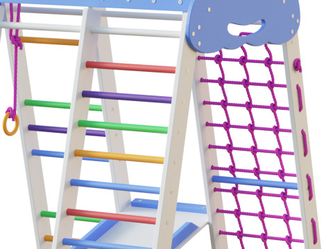 Childrens sports kitty Watercolor Sky mine 3D Model