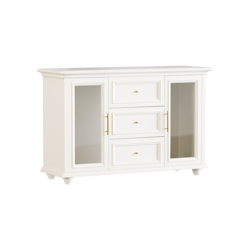 Sleek White Modern Sideboard Credenza 3D मॉडल .c4d .max .obj .3ds .fbx .stl .blend 