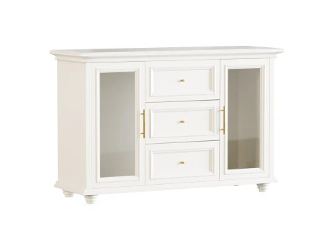 Credenza moderna bianca elegante Modello 3D