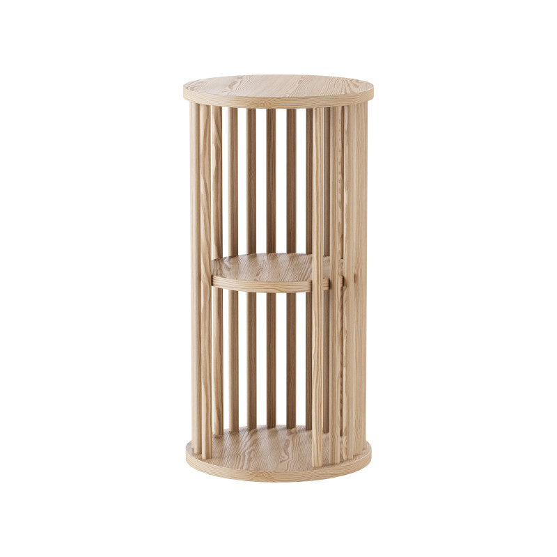 Solid Wood Side Table Modelo 3D .c4d .max .obj .3ds .fbx .stl .blend 