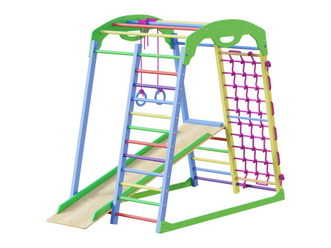 Sports complex for budinku SportWood 3D Модель