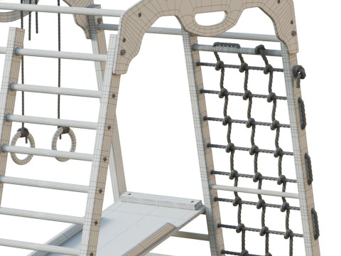 Sports complex for budinku SportWood 3D Model
