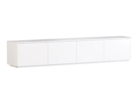 Stylish White TV Stand in Wood 3D Model