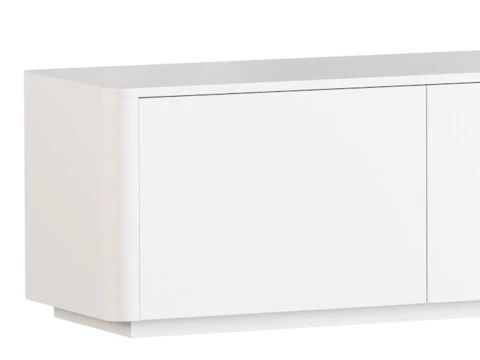 Stylish White TV Stand in Wood 3D Model