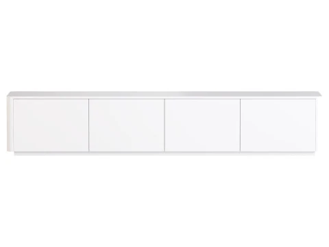 Stylish White TV Stand in Wood 3D Model
