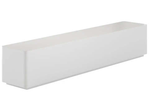 Stylish White TV Stand in Wood 3D Model