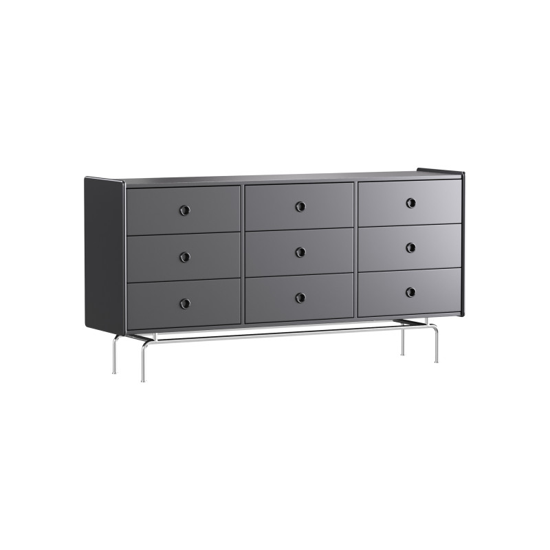 Stylish Wood Sideboard Modello 3D .c4d .max .obj .3ds .fbx .stl .blend 
